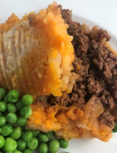 Cottage Pie with peas