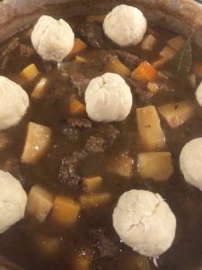 beef stew with dumplings