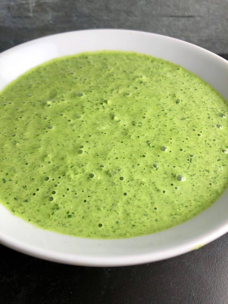 cream cheese and spinach sauce
