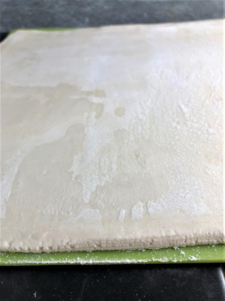 puff pastry rolled to 2 -3 mm thick