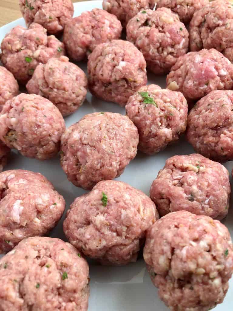 Pork Meatballs in a Rich Tomato Sauce The Real Meal Deal
