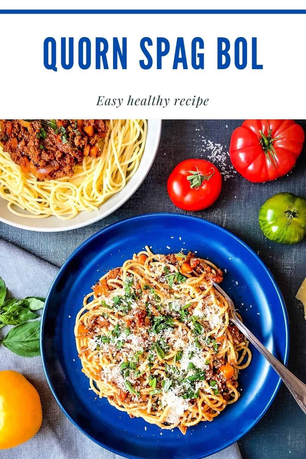 Easy Quorn Vegetarian Bolognese The Real Meal Deal