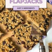flapjack sqaures on a board