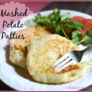 plate of potato pancakes.