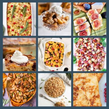 collage of leftover bread recipe ideas