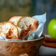 bowl of apple cinnamon chips