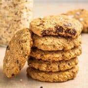 applesauce cookies in a stack