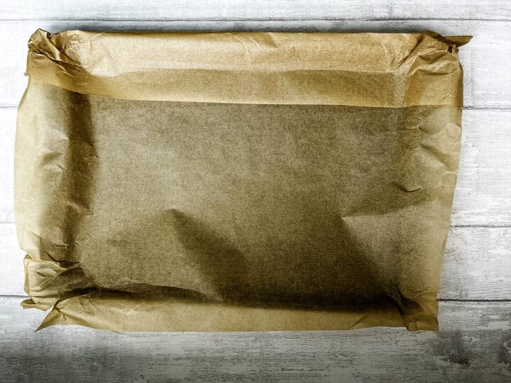 tin lined with baking paper.