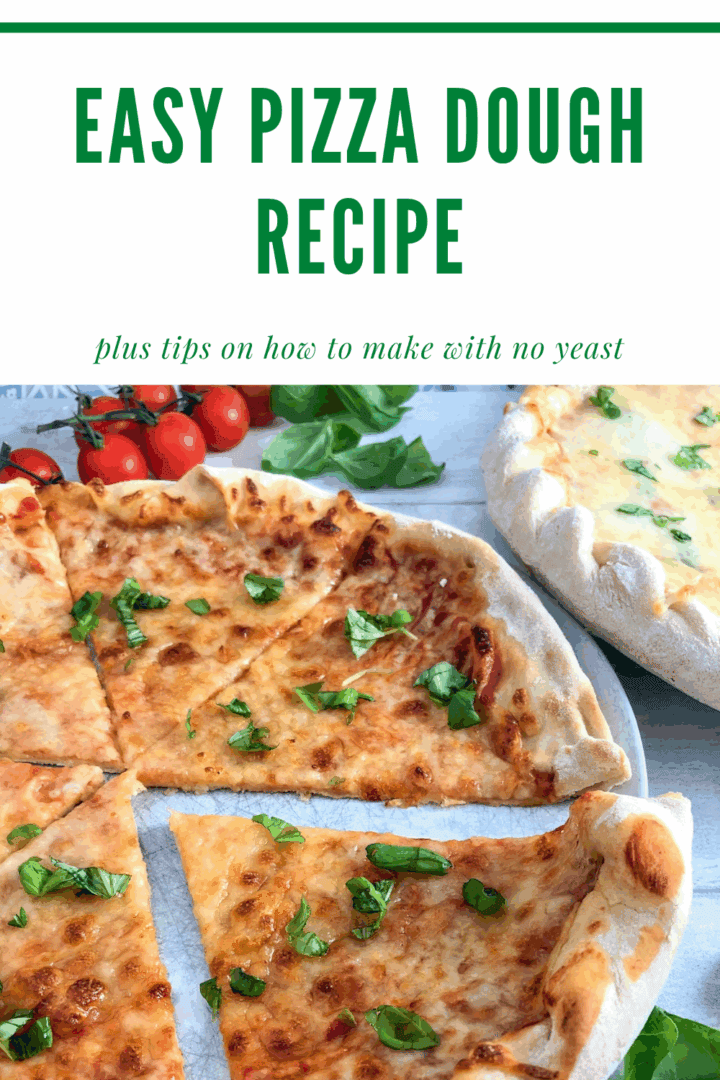 easy pizza dough recipe for zero waste pizza.
